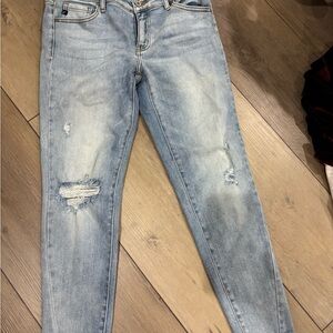 KanCan Light Blue Distressed Skinny Jeans
